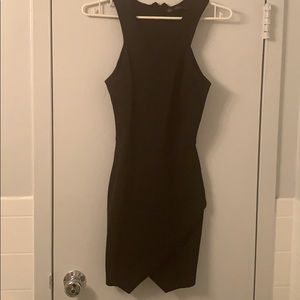 Black Zara dress with envelope bottom